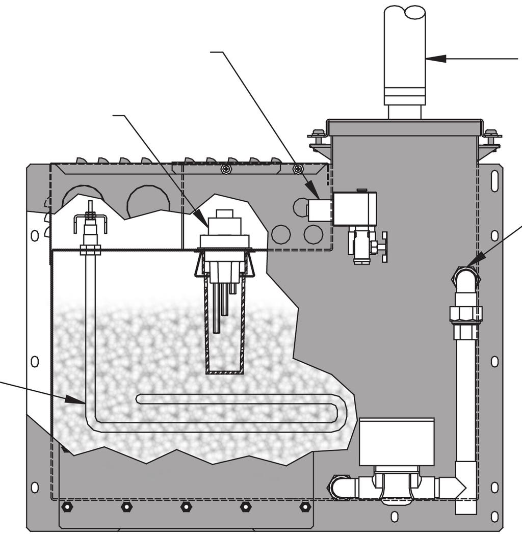 Vaporstream principle of operation VAPORSTREAM PRINCIPLE OF OPERATION Tap/softened water shown 1 Fill valve 5 Vapor hose or pipe 2 Water level control 4 Skimmer port 3 Heating element VLC-OM-002 1.