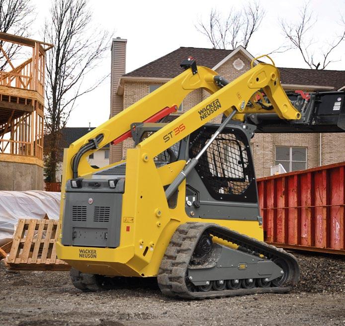 CONSTRUCTION Terrain on the job site can vary day to day and hour to hour. We have the hard-working machines ready to tackle soft ground without bogging down.
