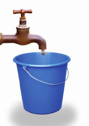 REUSE Place a bucket in the shower to catch excess water and use this to