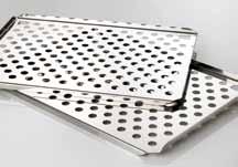 80 in General Protocol 100 L Perforated shelf 50127772 Stainless steel perforated shelf for General Protocol 180 L; including 2 shelf supports; 12.95 x 12.