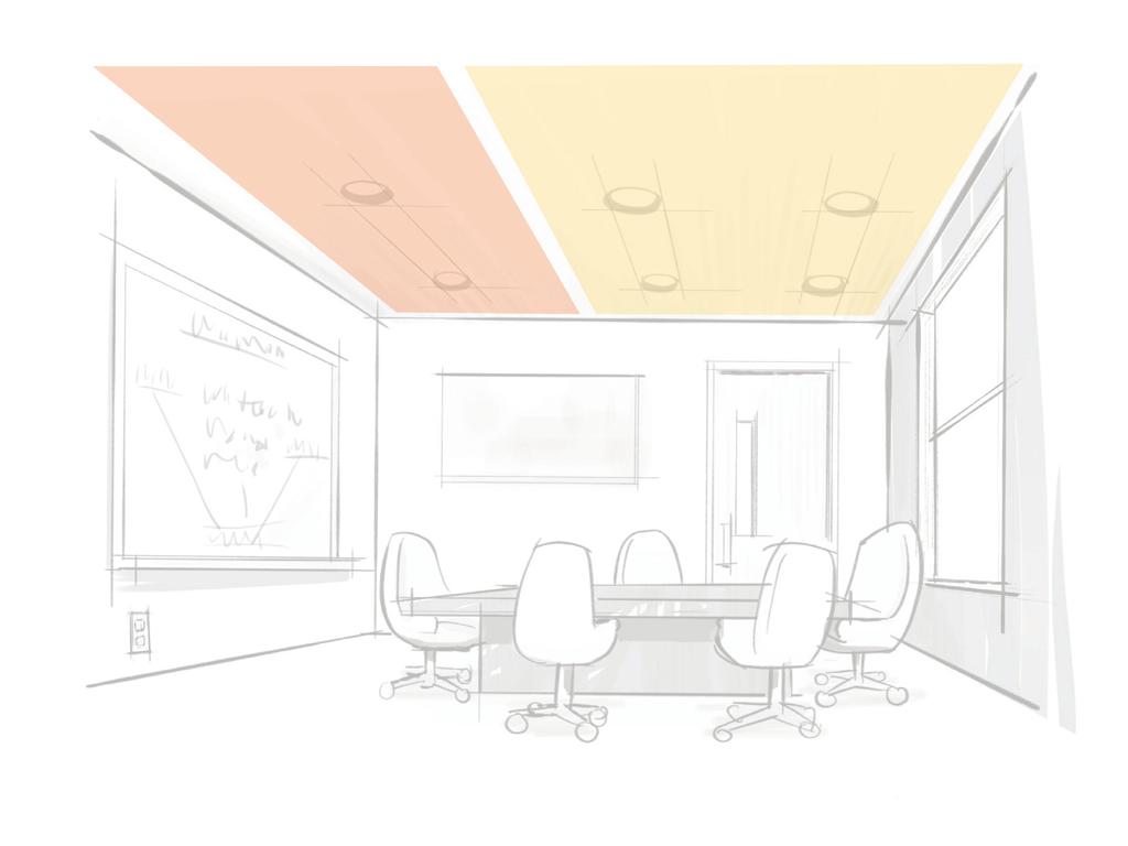 CONFERENCE ROOM: 0-0V Dimming Fixtures SUORTS THE FOLLOWING REQUIREMENTS: Full Auto-Off via Occupancy Sensor (C05...) Manual Control (Local Switch) (C05...) Lighting Reduction (C05.