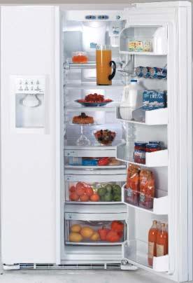 Appliances.com Integrated shelf support system offers maximum storage flexibility with easy-to-remove shelves.