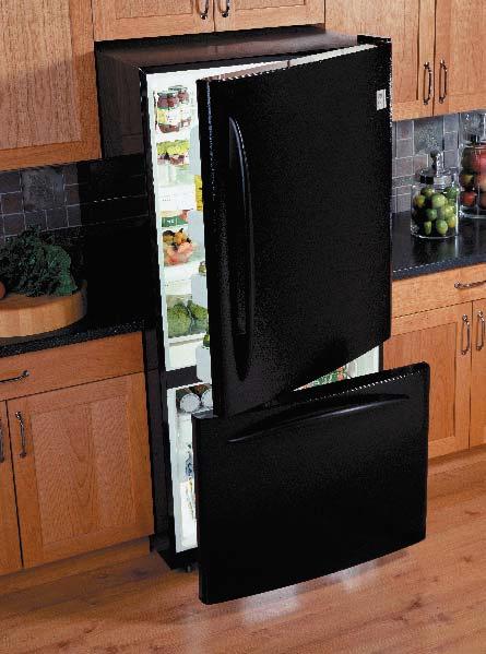 Profile Arctica Bottom-Freezer Refrigerators Fresh Food First. Arctica bottom-freezers are uniquely configured to put fresh foods within convenient reach.
