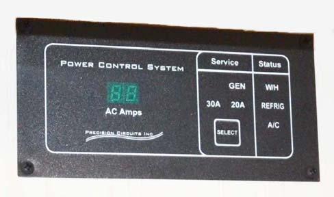 POWER CONTROL SYSTEM (PCS) If Equipped The Power Control System (PCS) monitors the electrical usage of the appliances and equipment in the coach and allows you to use certain high energy appliances,