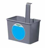 SmartColor TM SideBucket Additional storage for dual-compartment bucket. Snaps onto side of 30L bucket.