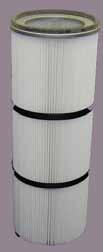 These filters have a unique filter media that allows for easier pulsing off of particulate, greatly increasing filter life compared to the standard filter.