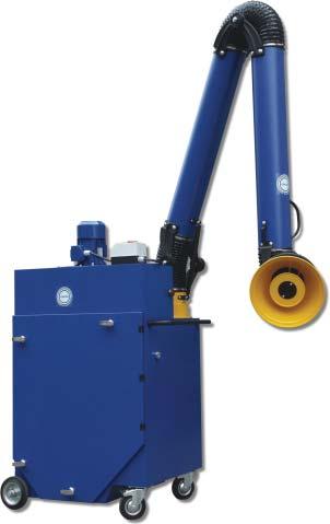 ROLLOUT PORTABLE FUME EXTRACTOR Eliminate dust & fumes at the source with a portable fume extractor Portable extractor for capturing: Welding Fumes Grinding