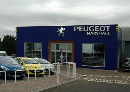 Peugeot, Cambridge Project: Car Showroom Value: 0.