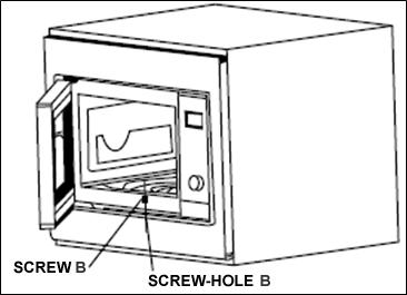 o Place the microwave into the housing unit.