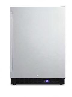 listed to NSF-7 standards 15 wide all-refrigerator for built-in or freestanding