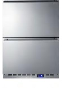 D ETL-S listed to NSF-7 standards Built-in capable all-refrigerator with lock and