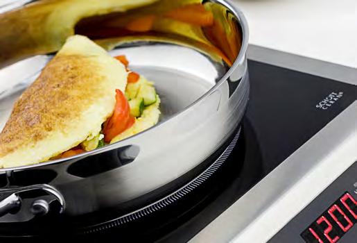 cooktop design is ideal for breakfast buffets and tableside service SUMMIT COMMERCIAL DIVISION FELIX STORCH, INC.