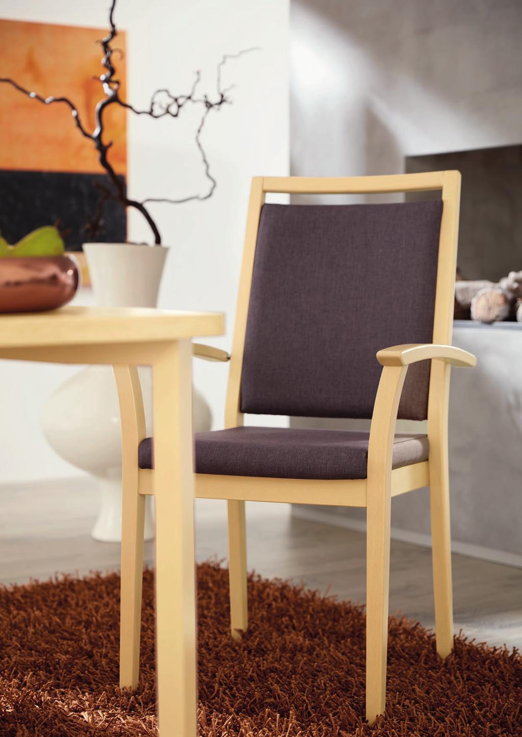 Our Mavo chairs also feature a handle as standard above the backrest, which provides a welcome extra support for residents and care staff when