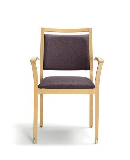 Mavo is available in 3 versions: with and without armrests and as a high back chair with a particularly high backrest.
