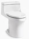 Instant 199 633 Before 447 186 in Instant 1,087 Before 330 in Instant 757 Adair Comfort Height One-Piece Elongated Toilet Cachet Quiet Close Seat Included
