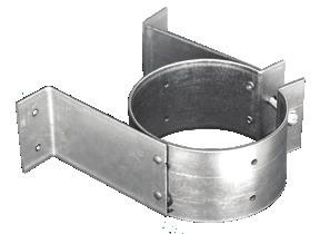 4PVP-WTI3 810001148 Ceiling Support Firestop Spacer Ø 9 Required where vent