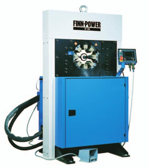These full scale production units offer; high speed for increased productivity, large die openings to allow small and large hose assemblies to pass through easily, a wide range of available die sets,