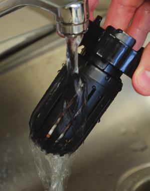 Weekly Cleaning & Care WARNING: Before cleaning always turn power off and unplug the unit from outlet. WARNING: DO NOT rinse Base under faucet. To clean, wipe the Base with a soft cloth.