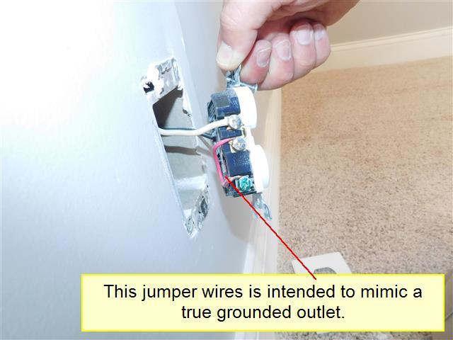 7.5 The receptacles in the home have been illegally wired with a "bootleg ground" as it is commonly known by. It's also sometimes called a "false ground".