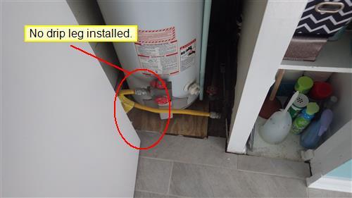 You can get the NAHB guide here: http://abihomeservices.com/ download/nahb-lifetimes.pdf 6.2 Item 1(Picture) 6.2 (2) The water heater is missing the required sediment trap.