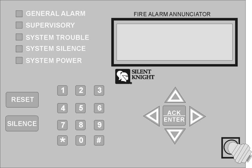 IFP-1000 Installation Manual 4.5 Remote Annunciator RA-1000 Installation The optional Model RA-1000 Remote Annunciator, shown in Figure 4-10, performs the same functions as the on-board annunciator.