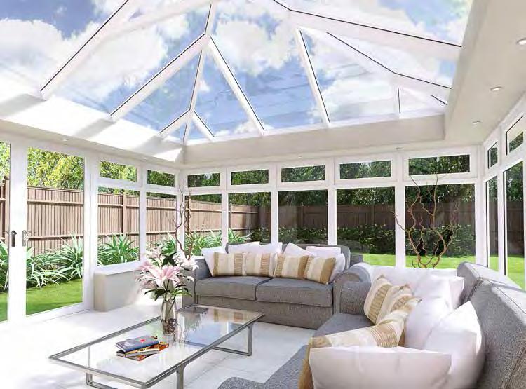 Its unique design combines the clean sharp lines of the Atlas conservatory with the features of the classic