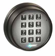 ONE 9-VOLT BATTERY CAN BE EASILY REPLACED IN THE KEYPAD HOUSING. U.L. TYPE 1 LISTED. 0615772 CHROME... $121.90 0615779 BLACK... $121.90 0615867 BLACK NICKEL... $127.