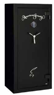 PLATE DOOR - ETL CERTIFIED 45 MINUTE FIRE PROTECTION - U.L. LISTED E-LOCK WITH ILLUMINATED KEYPAD - BLACK TEXTURED