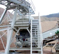 Practical applications of RSMX with rock shelf configuration RSMX 0922 with rock shelf for grinding of friable