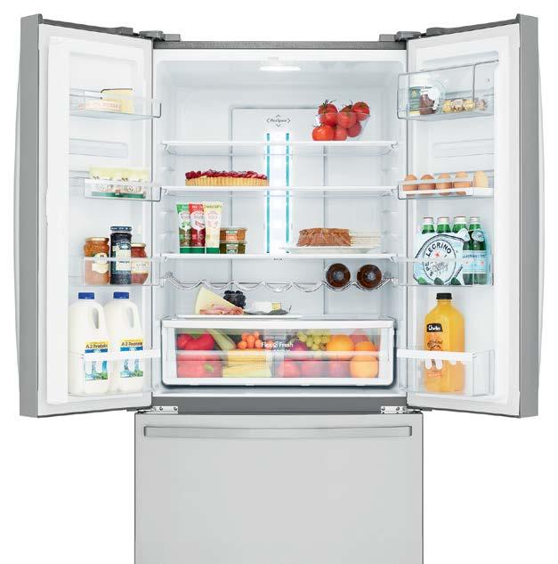 Compact French door Introducing the compact French door a stylish fridge packed with features to meet your ever-changing needs.