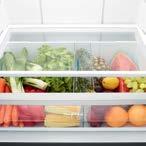 Get organised with the FlexFresh crisper The sealed FlexFresh crisper provides great flexibility