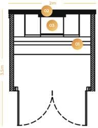 background Complimentary Flowers Booth Floor Plan Size 3.