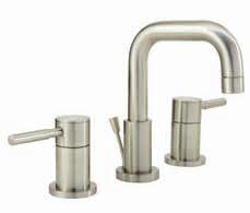 MIRWSCED100 TWO-HANDLE WIDESPREAD LAVATORY FAUCET Product Code: MIRWSED800 Brass construction Metal lever 2 GPM) available: MIRWSCED800 CP BN