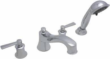 2.0 GPM max flow SINGLE-HANDLE TUB AND SHOWER TRIM KIT Product Code: MIRPT8030E Tub and