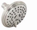 MULTIFUNCTION SHOWERHEAD Product Code: MIRSH2030E Brass and ABS construction 1/2" connection 5 function showerhead 2.