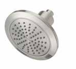 Aerated Full & Massage SINGLE FUNCTION SHOWERHEAD Product Code: MIRSH2020E Brass and ABS construction 1/2" connection 2.