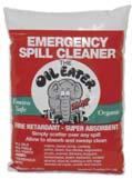 Spill Cleaners Emergency Spill Cleaner The Emergency Spill Cleaner is a 500 gram pack of a super absorbent organic material.