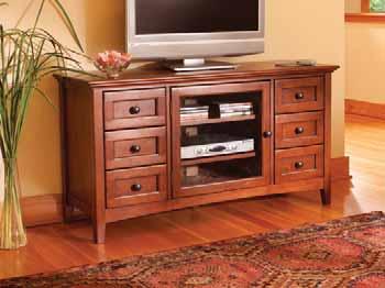 Old World craftsmanship qualities such as English dovetail drawer ensure structural strength and stability.