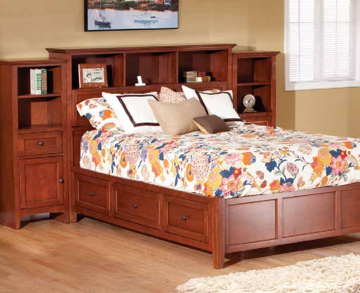 McKenzie Bookcase Storage Beds McKenzie Bedroom This bed is the ultimate in functional storage space, beauty and quality.