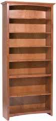 2000AE McKenzie Bookcases & Media Collection 1526AE 26-1/2"W x 84"H 1524AE 26-1/2"W x 72"H Overall unit depths