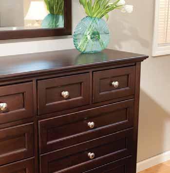 effortless access to spacious drawers.