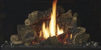 The DVS GS2 also has the choice of the Dancing-Fyre burner which is available with a choice of traditional log, Stone or Driftwood Media.