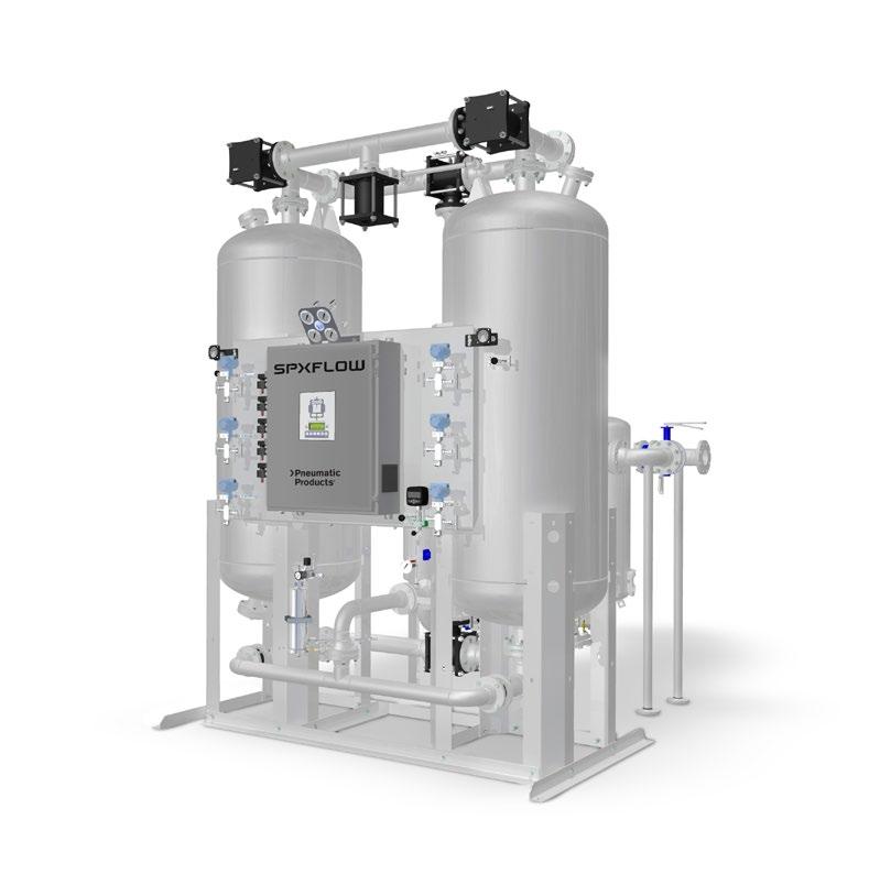 Product Specifications INLET FLOW 1,2 DIMENSIONS 3 APPROX 3 INLET/OUTLET 3 DRYER SCFM INCHES WEIGHT CONNECTIONS MOUNTED FILTRATION MODEL -40 F -100 F H W D LB IN PREFILTER AFTERFILTER 2000CHA 2,000
