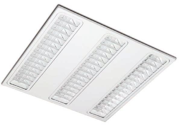 GRID LUMINAIRE 36W 600x600mm 5500K Grid Luminaire 36W 600x600mm 5500K DIMENSIONS DRIVER AS STANDARD 13 KEY DATA 36W Luminous Flux 2650lm Colour Temperature 5500K xx13mm Warranty 5 Years Extended