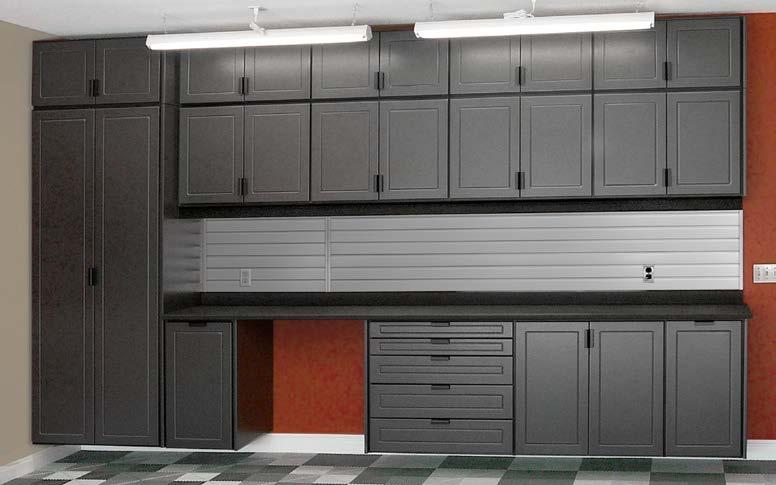 The garagegear solution RedLine garagegear cabinets and storage solutions offer the finest garage and workshop organizer systems available.