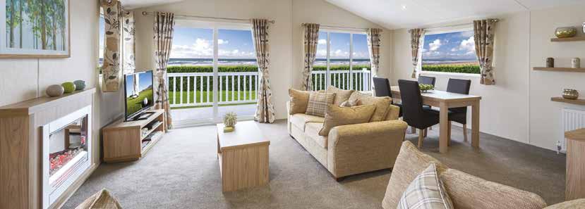 Your home away from home There are so many models to choose from with lodges to suit almost every taste and budget. Our range of lodges typically offer around 800sq ft of comfortable living space.