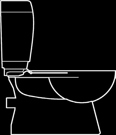 the cistern Virtue Close Coupled S Trap Toilet Suite