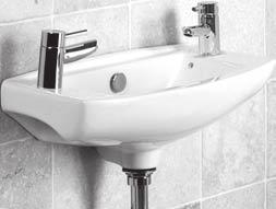 52 Also available Also available SB145 450mm ceramic basin 1 tap hole 59.