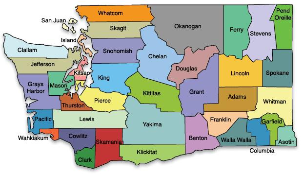 OKANOGAN COUNTY and PUD STATISTICS THE LARGEST COUNTY IN THE STATE COVERS 5,268 SQUARE MILES BORDERS : CHELAN, DOUGLAS, FERRY, GRANT, LINCOLN, SKAGIT, WHATCOM COUNTIES AND THE CANADIAN