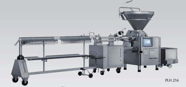HANDTMANN PLH216 LINKING & HANGING LINE 310138 For straight sausages in artificial, collagen or natural casings Suitable for connection to VF612 to VF634 Scope of Supply: Electric rating 3,5 kw